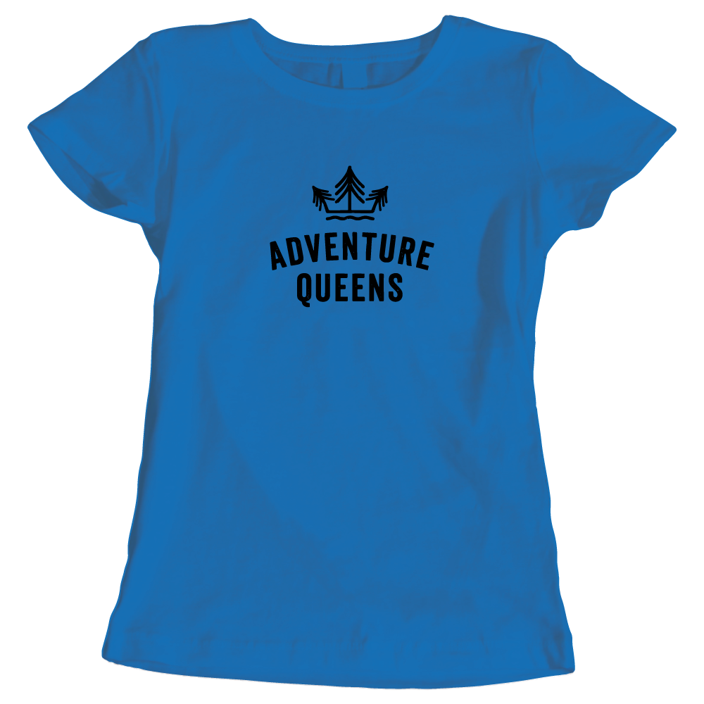 Adventure Queens logo women's t-shirt