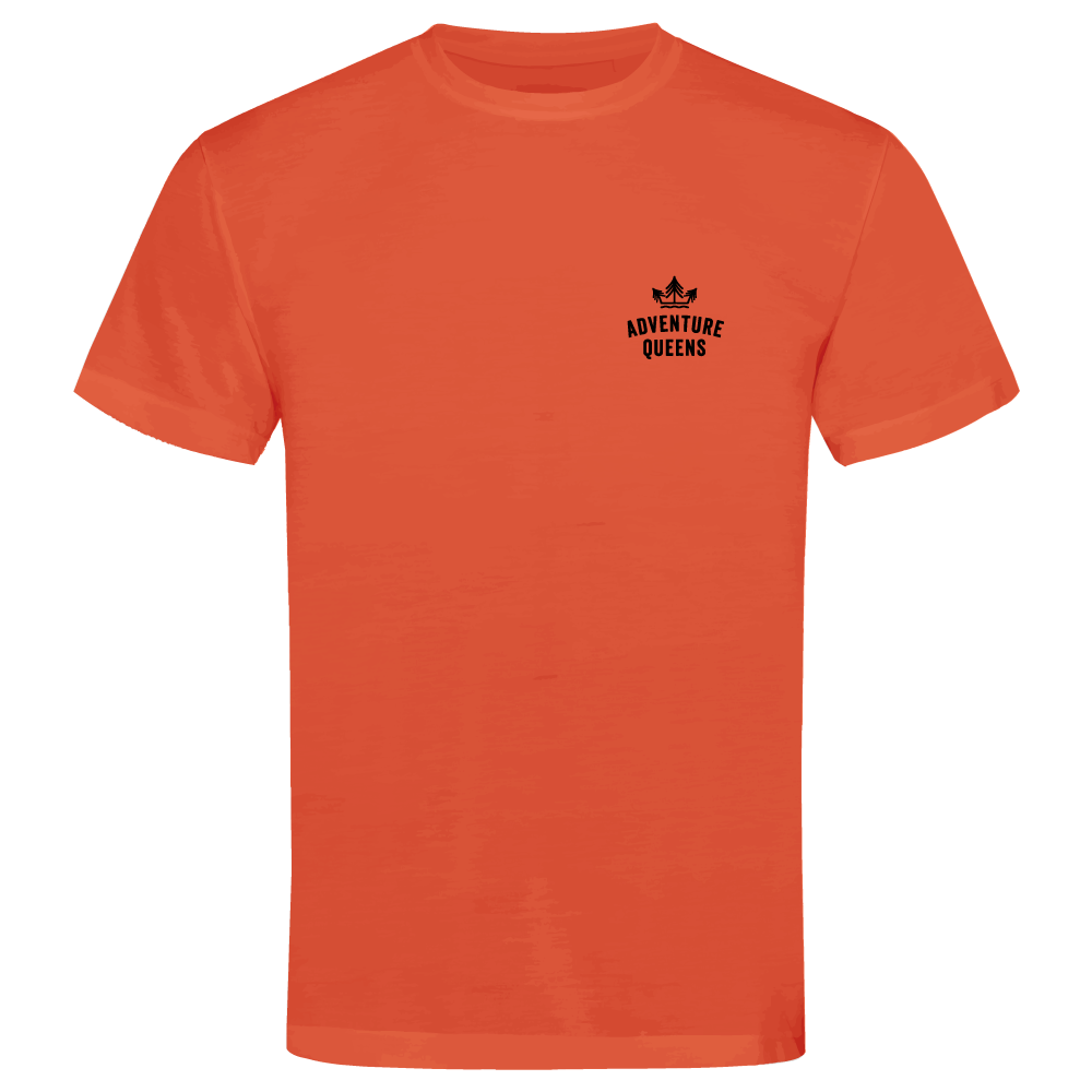 Adventure Queens logo unisex t-shirt with small design