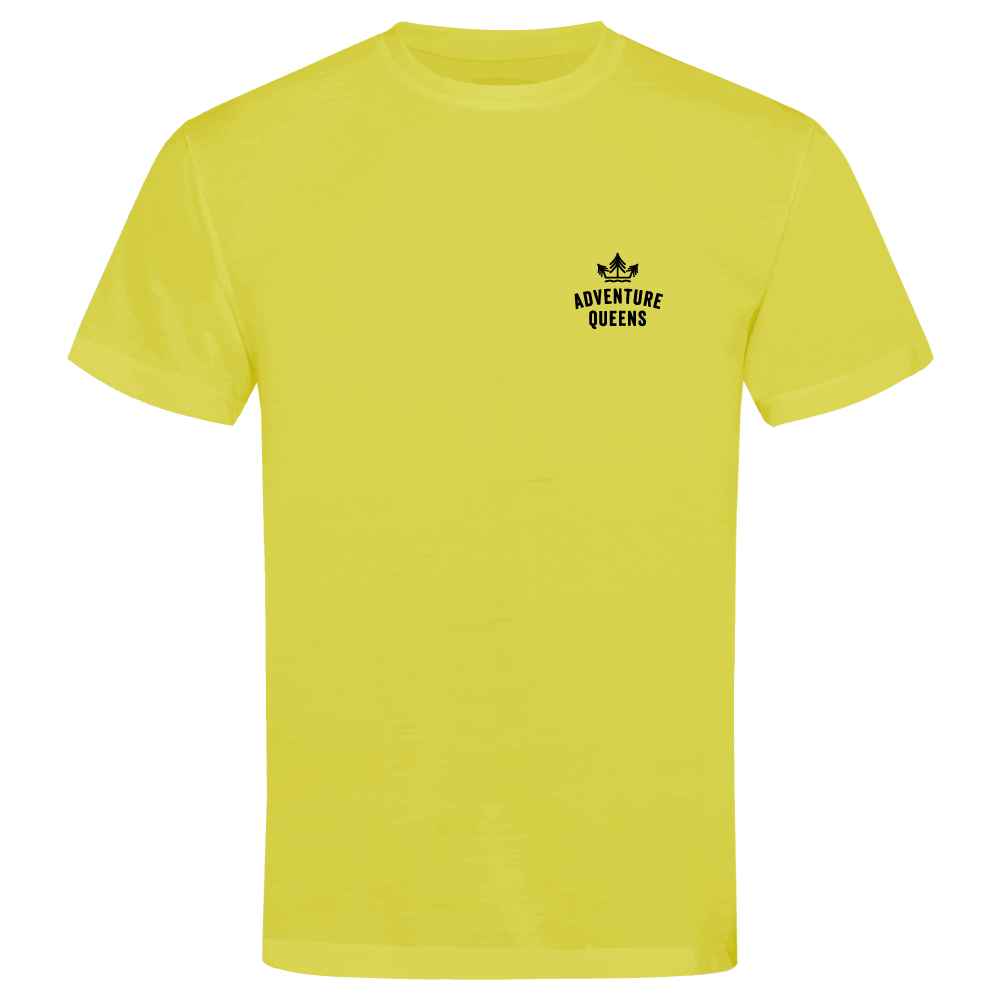 Adventure Queens logo unisex t-shirt with small design