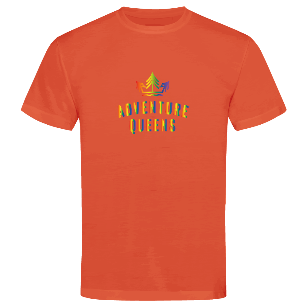 Adventure Queens Rainbow logo unisex t-shirt