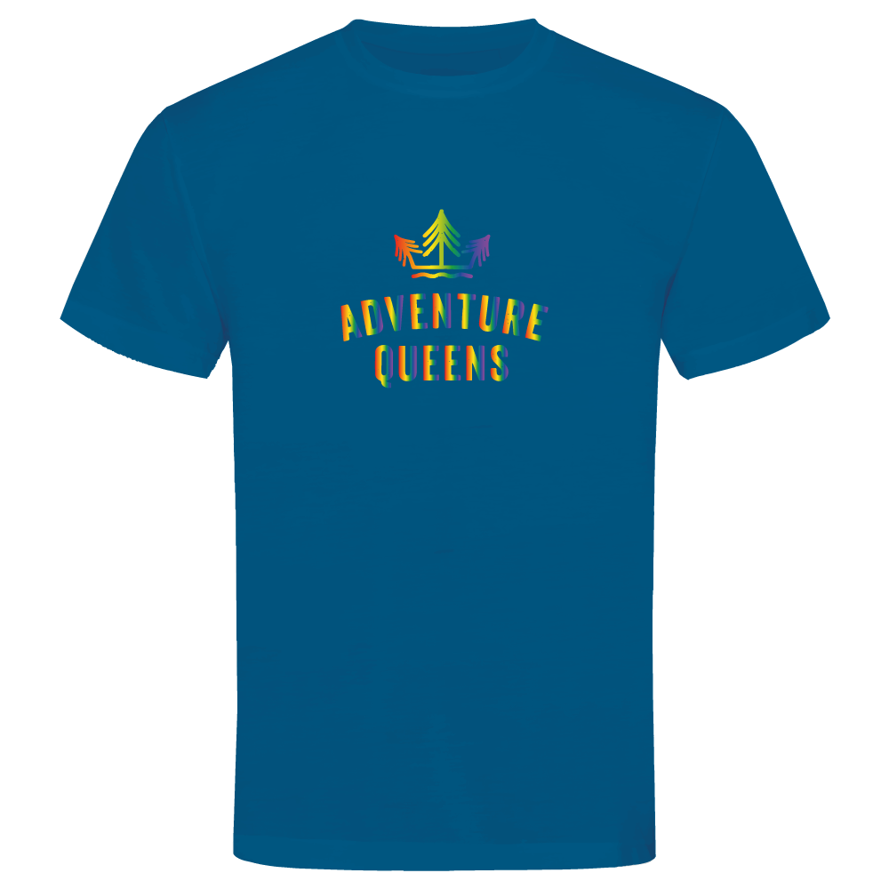 Adventure Queens Rainbow logo unisex t-shirt
