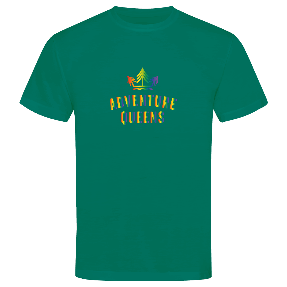 Adventure Queens Rainbow logo unisex t-shirt