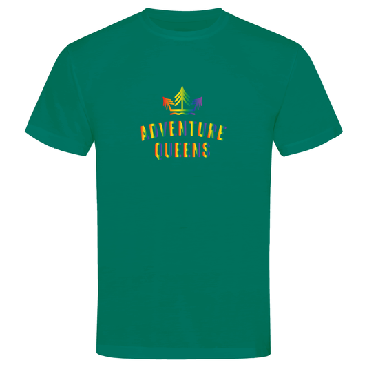 Adventure Queens Rainbow logo unisex t-shirt