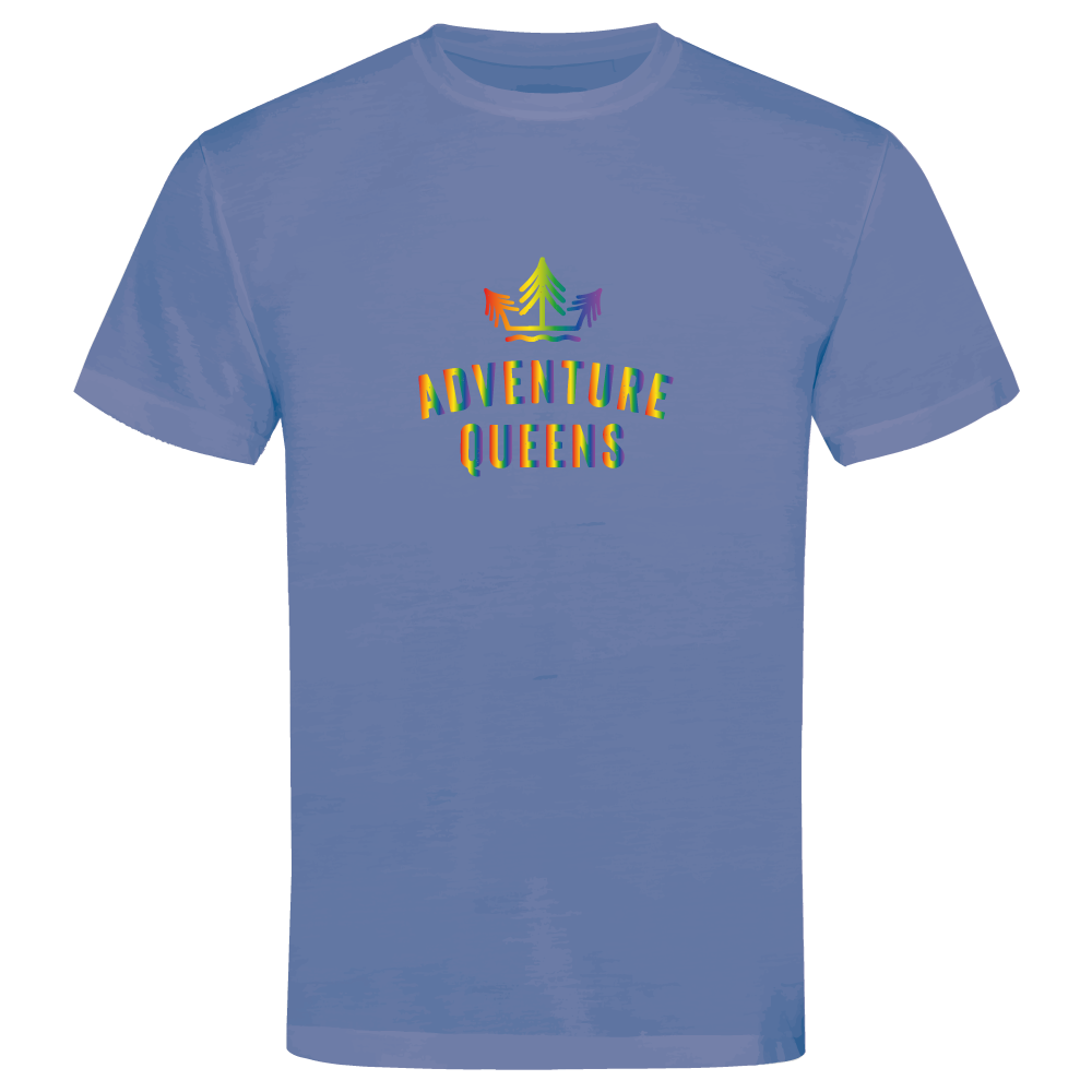 Adventure Queens Rainbow logo unisex t-shirt