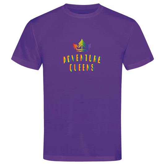 Adventure Queens Rainbow logo unisex t-shirt