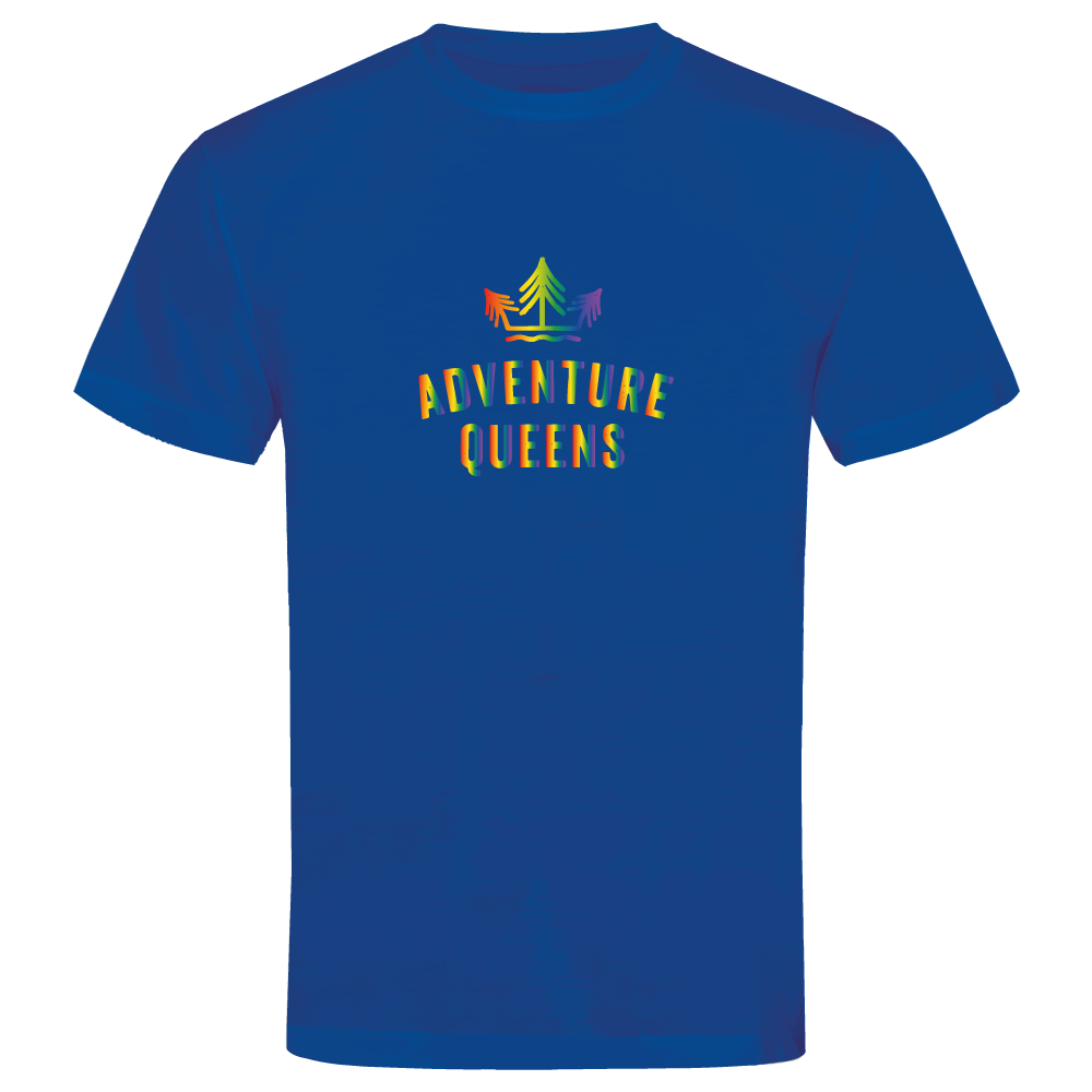 Adventure Queens Rainbow logo unisex t-shirt