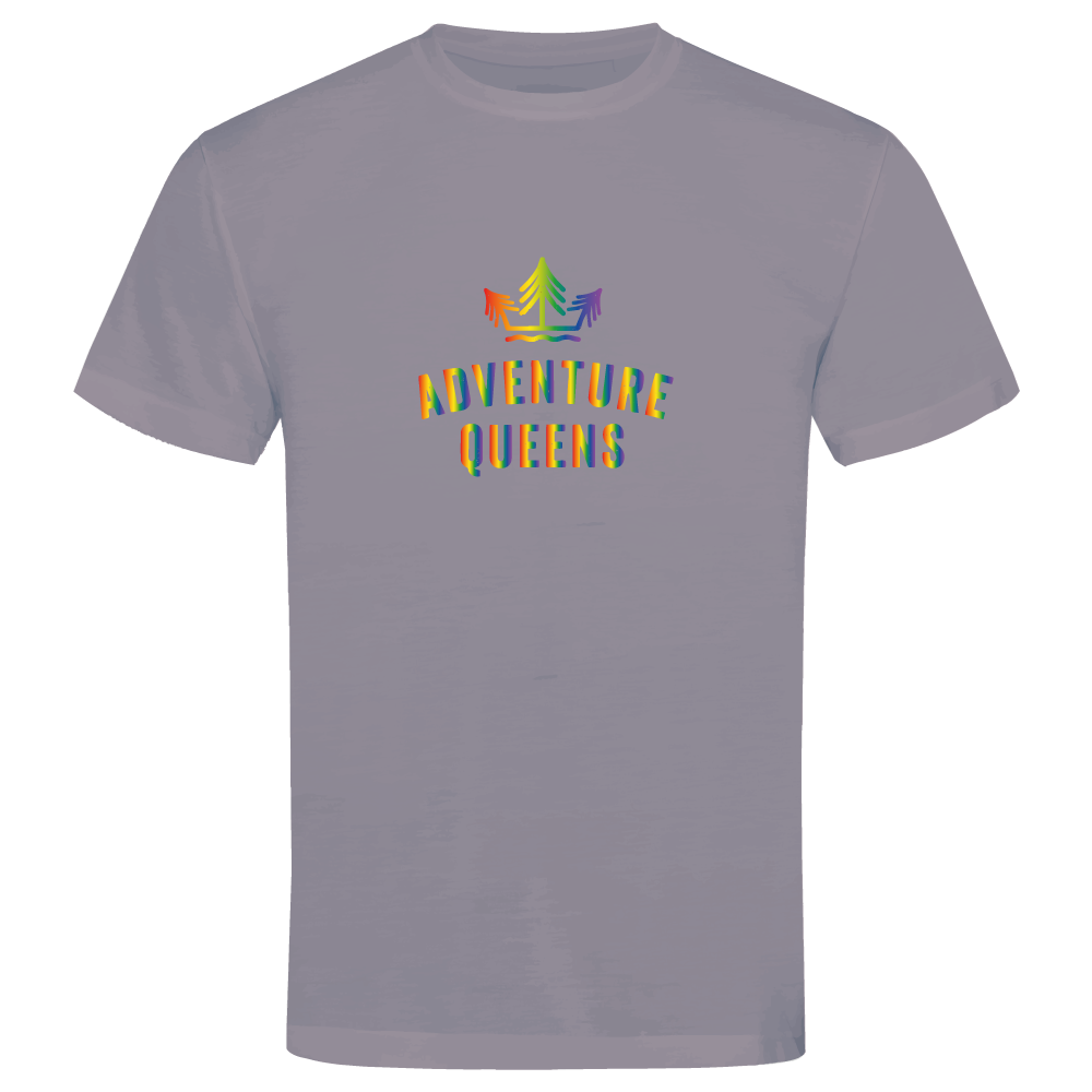 Adventure Queens Rainbow logo unisex t-shirt