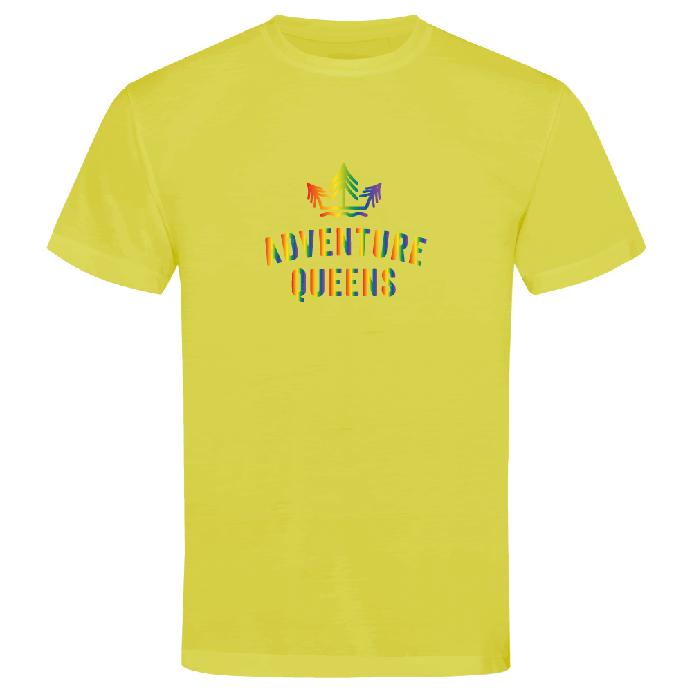Adventure Queens Rainbow logo unisex t-shirt