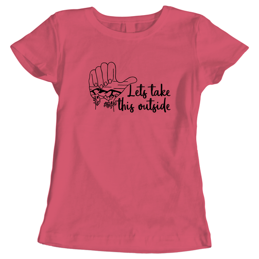 Adventure Queens Let's Take This Outside women's t-shirt