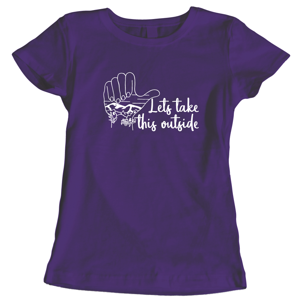 Adventure Queens Let's Take This Outside women's t-shirt