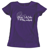 Adventure Queens Let's Take This Outside women's t-shirt