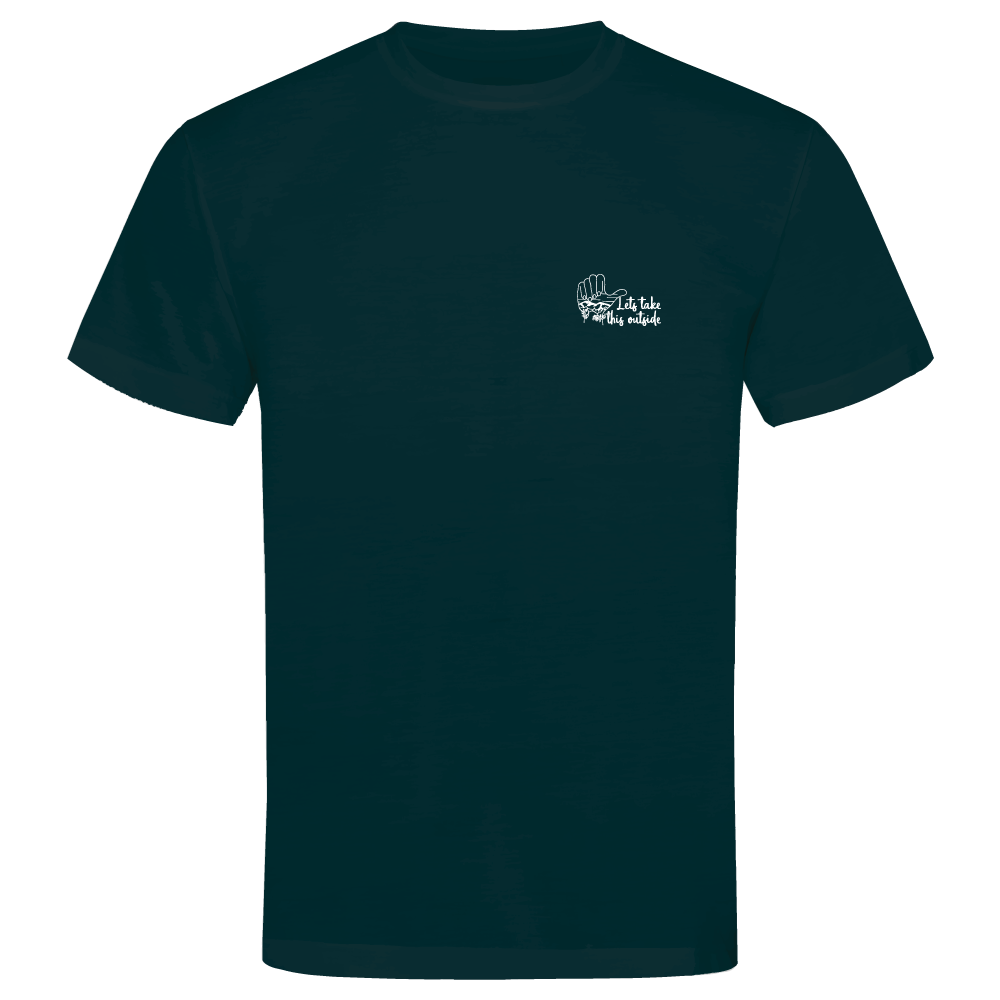 Adventure Queens Let's Take This Outside unisex t-shirt with small design