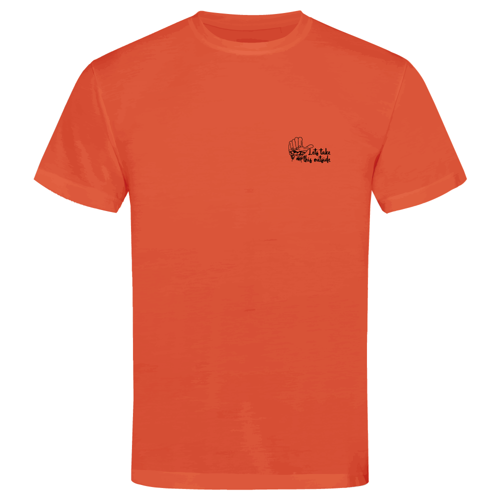 Adventure Queens Let's Take This Outside unisex t-shirt with small design