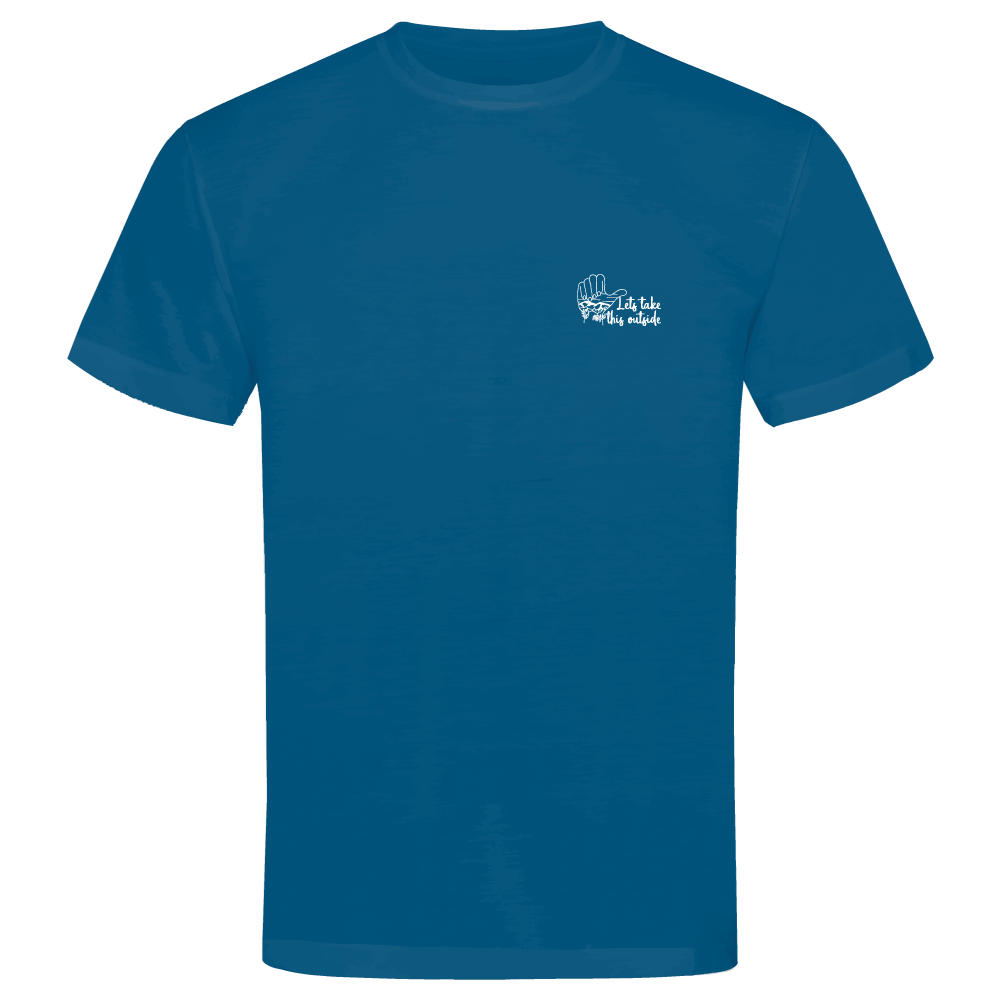 Adventure Queens Let's Take This Outside unisex t-shirt with small design