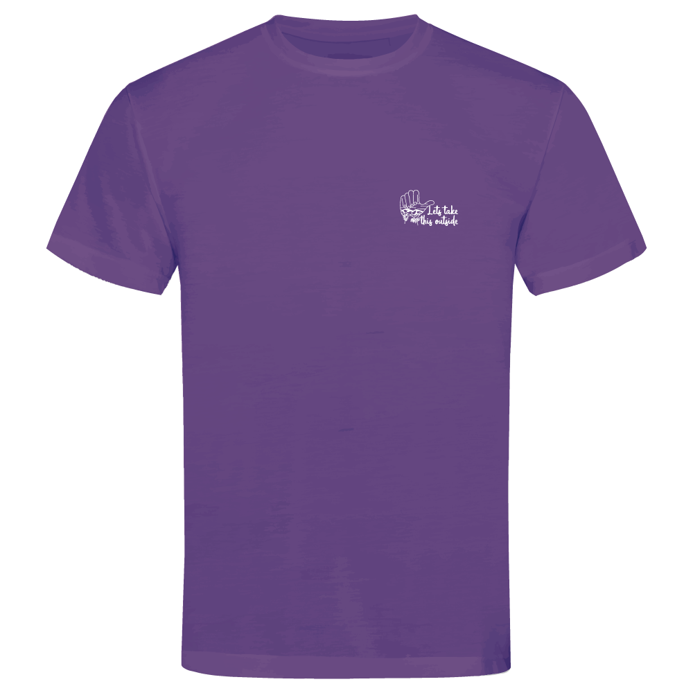 Adventure Queens Let's Take This Outside unisex t-shirt with small design