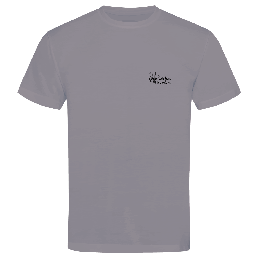 Adventure Queens Let's Take This Outside unisex t-shirt with small design