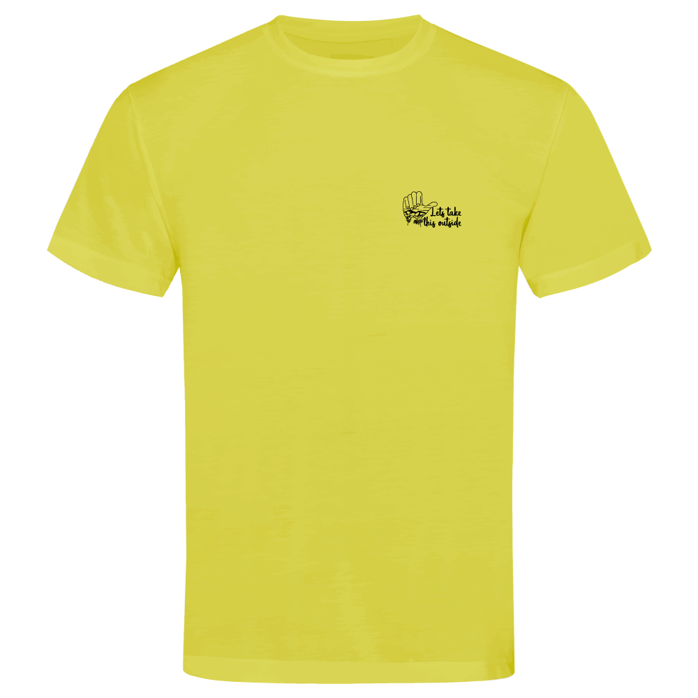 Adventure Queens Let's Take This Outside unisex t-shirt with small design