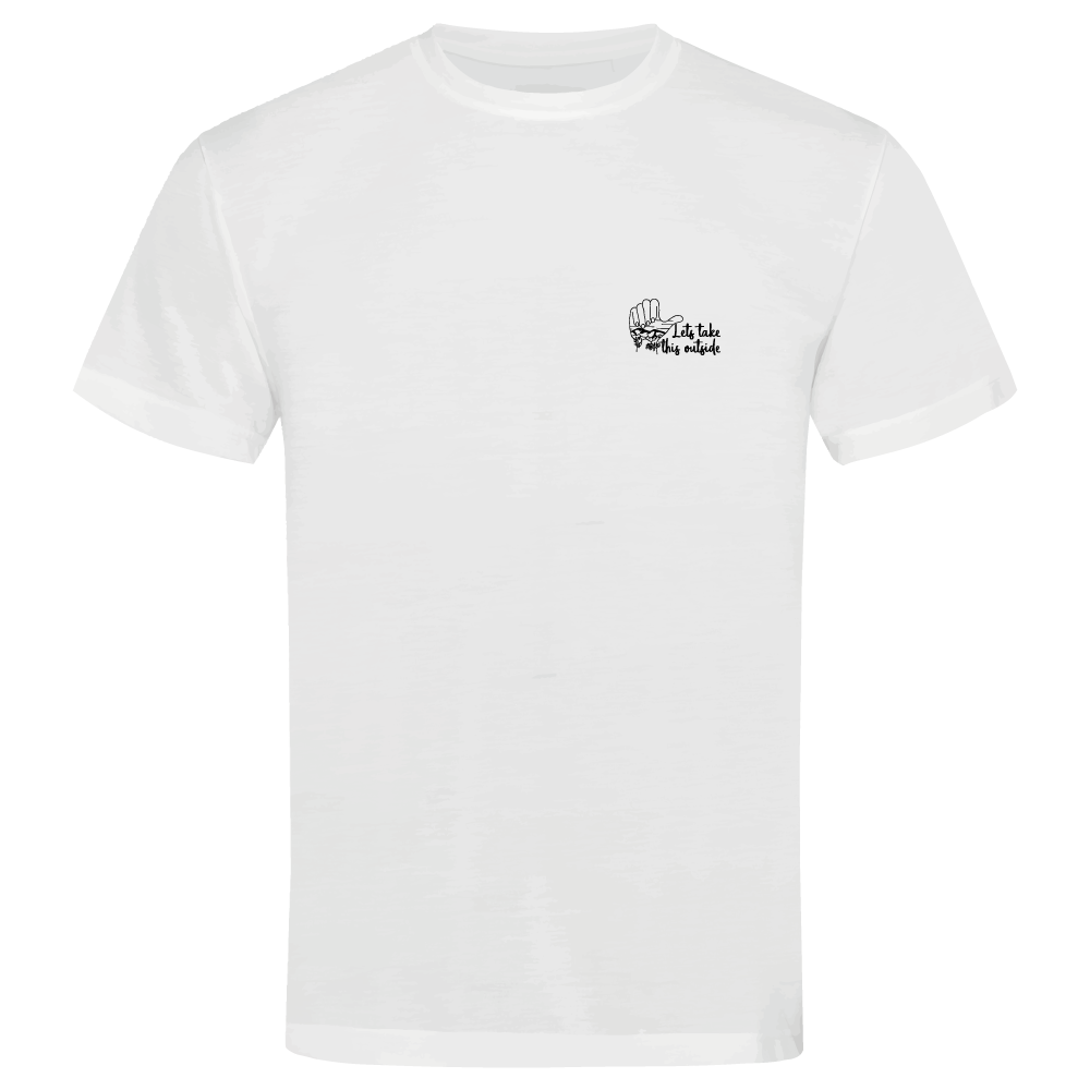 Adventure Queens Let's Take This Outside unisex t-shirt with small design