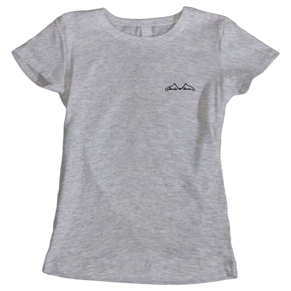 Adventure Queens Wander Woman women's t-shirt with small design