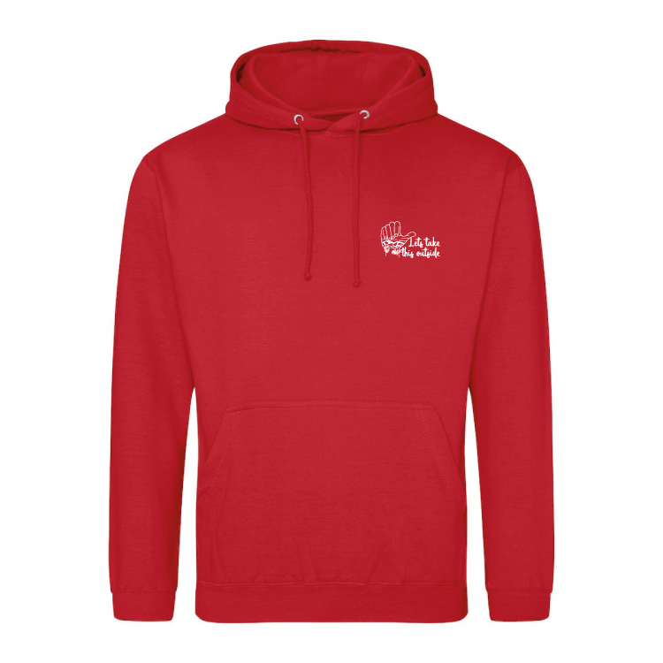 Adventure Queens Let's Take This Outside unisex hoodie with pocket size design