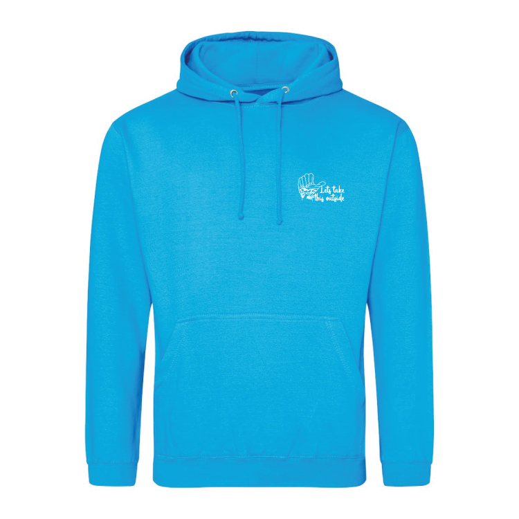 Adventure Queens Let's Take This Outside unisex hoodie with pocket size design