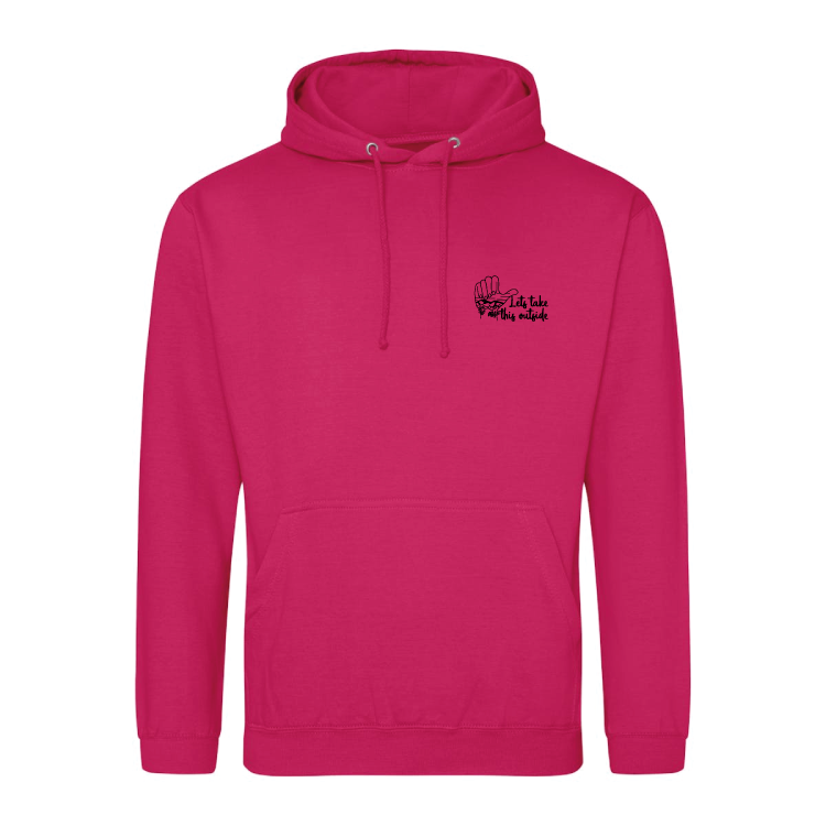Adventure Queens Let's Take This Outside unisex hoodie with pocket size design