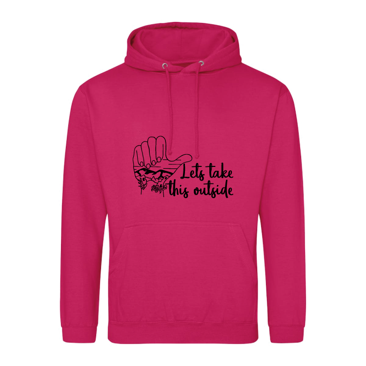 Adventure Queens Let's Take This Outside unisex hoodie