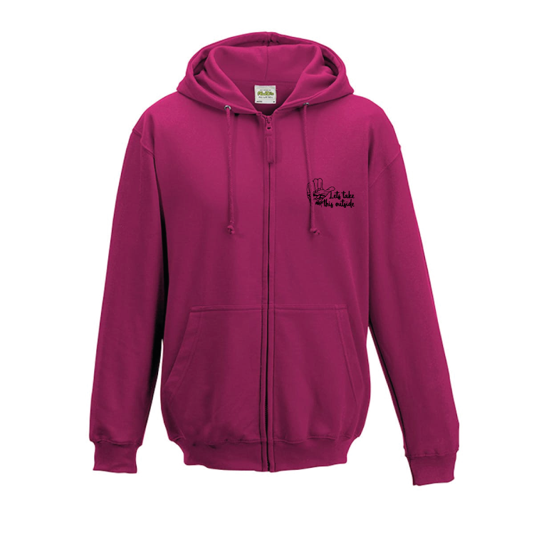 Adventure Queens Let's Take This Outside unisex zoodie with pocket size design