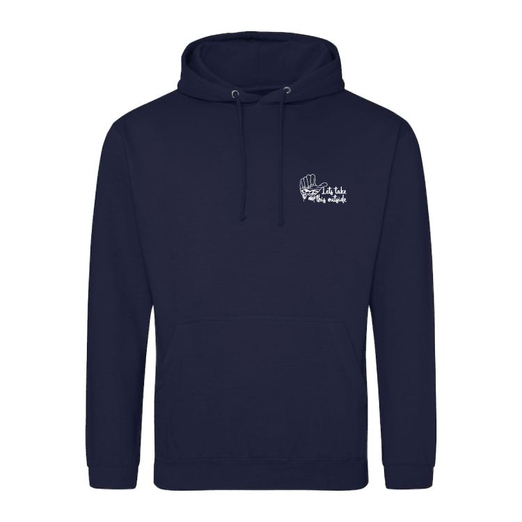 Adventure Queens Let's Take This Outside unisex hoodie with pocket size design