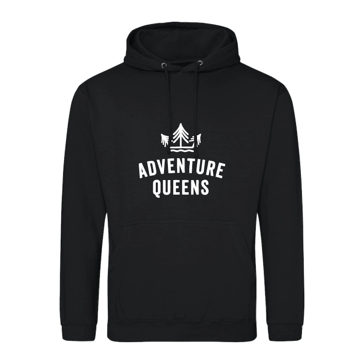 Adventure Queens logo unisex hoodie