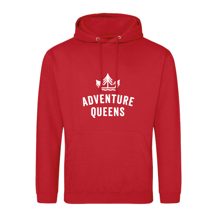 Adventure Queens logo unisex hoodie