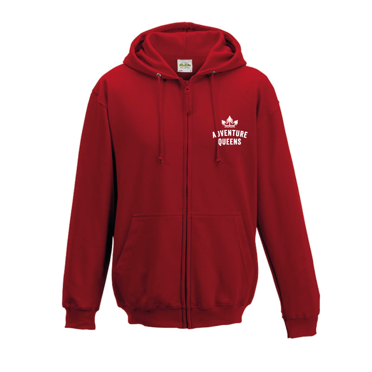 Adventure Queens logo unisex zoodie with pocket size design