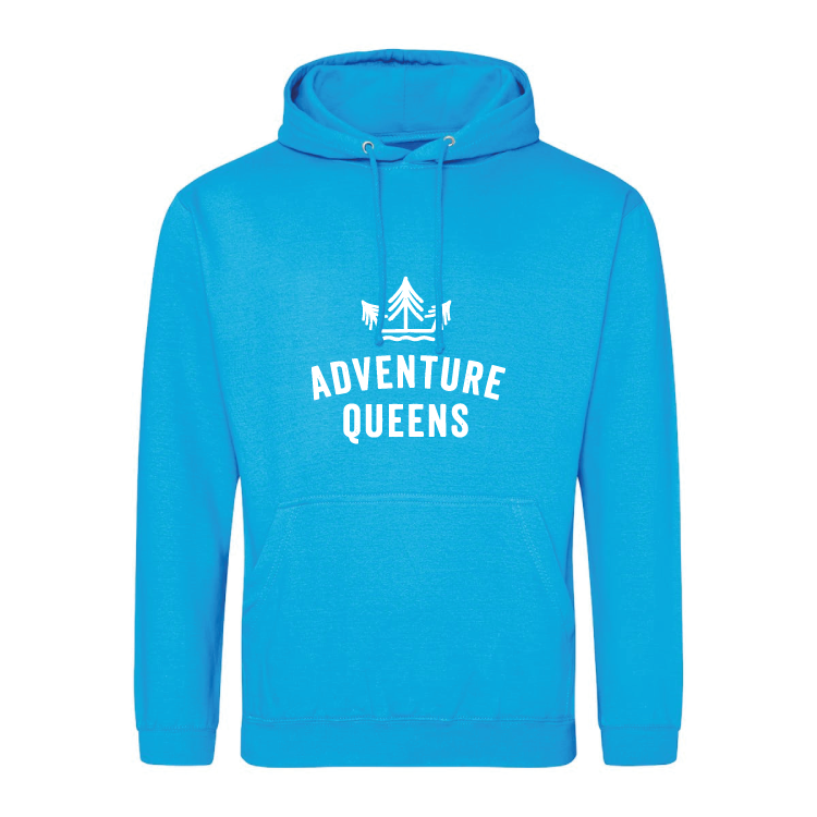 Adventure Queens logo unisex hoodie