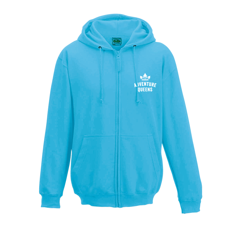 Adventure Queens logo unisex zoodie with pocket size design