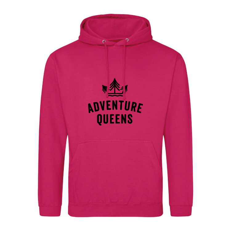 Adventure Queens logo unisex hoodie
