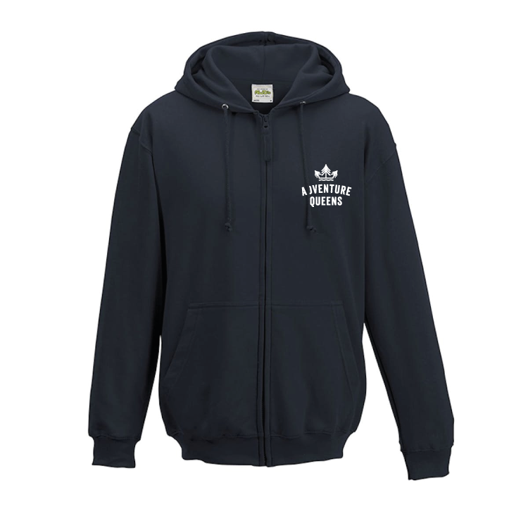 Adventure Queens logo unisex zoodie with pocket size design