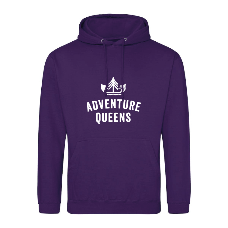 Adventure Queens logo unisex hoodie