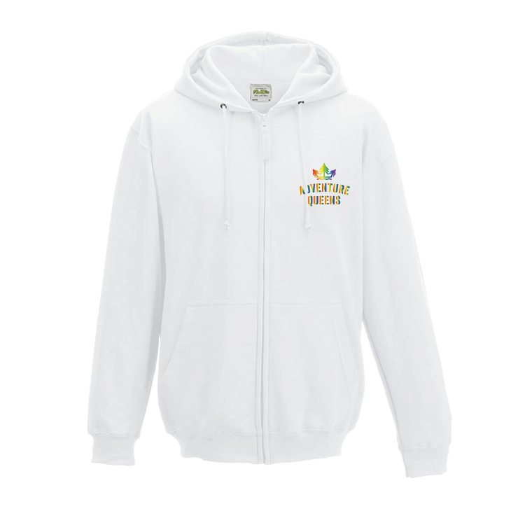 Adventure Queens Rainbow logo unisex zoodie with pocket size design