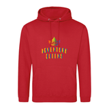 Adventure Queens Rainbow logo unisex hoodie