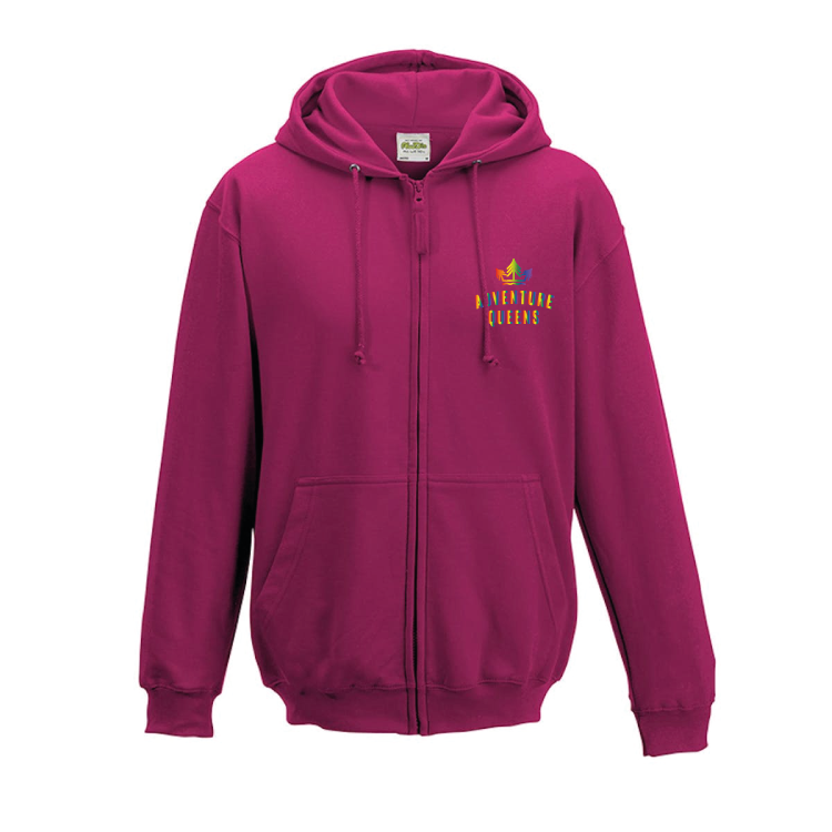Adventure Queens Rainbow logo unisex zoodie with pocket size design