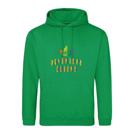 Adventure Queens Rainbow logo unisex hoodie
