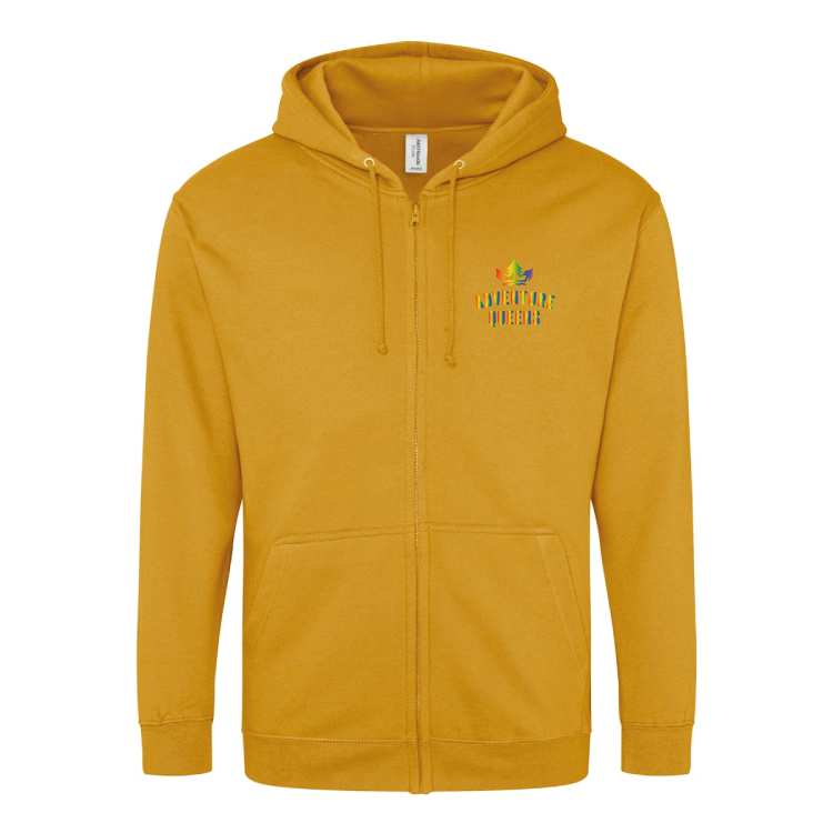 Adventure Queens Rainbow logo unisex zoodie with pocket size design