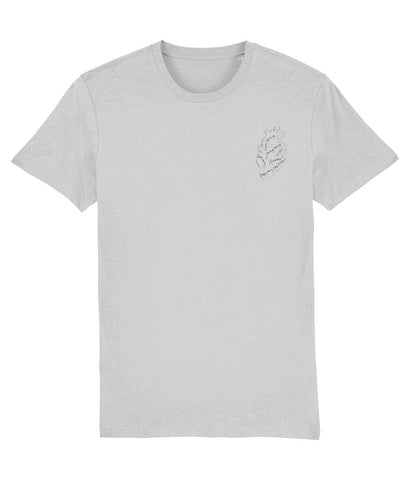 Beating Hearts - Never Give up - Positive Vibes - Unisex T-shirt Pen and Ink Studios