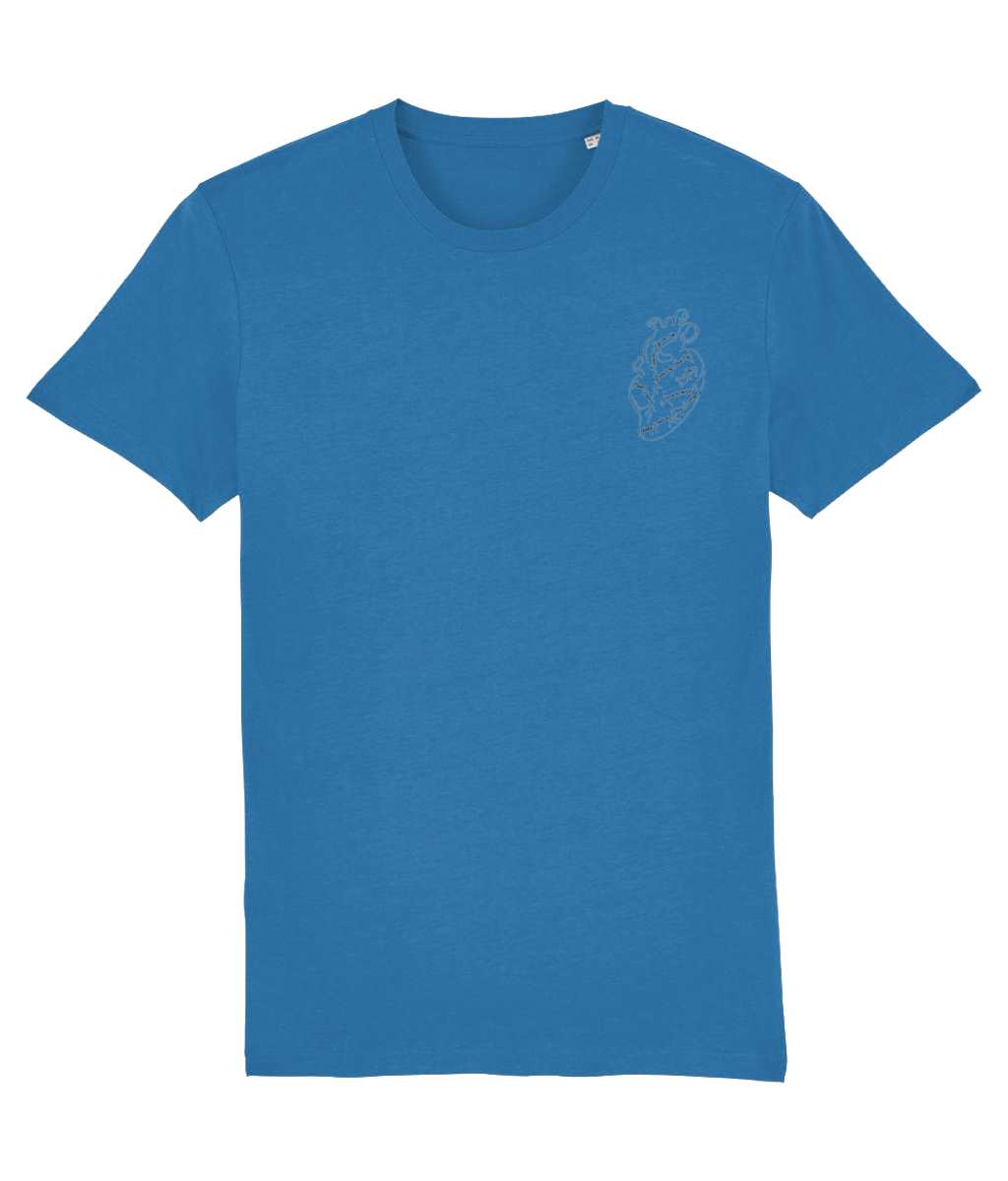 Beating Hearts - Never Give up - Positive Vibes - Unisex T-shirt Pen and Ink Studios