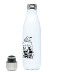 Chase Your Adventure - Surf Edition - Plastic Free 500ml Water Bottle Pen and Ink Studios