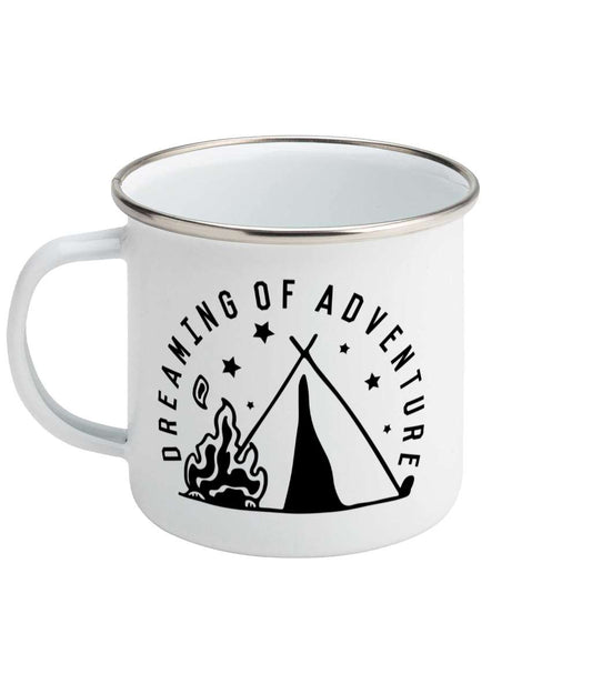 Dreaming Of Adventure - Enamel Mug Pen and Ink Studios