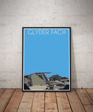 Glyder Fach Welsh 3000's poster print Pen and Ink Studios