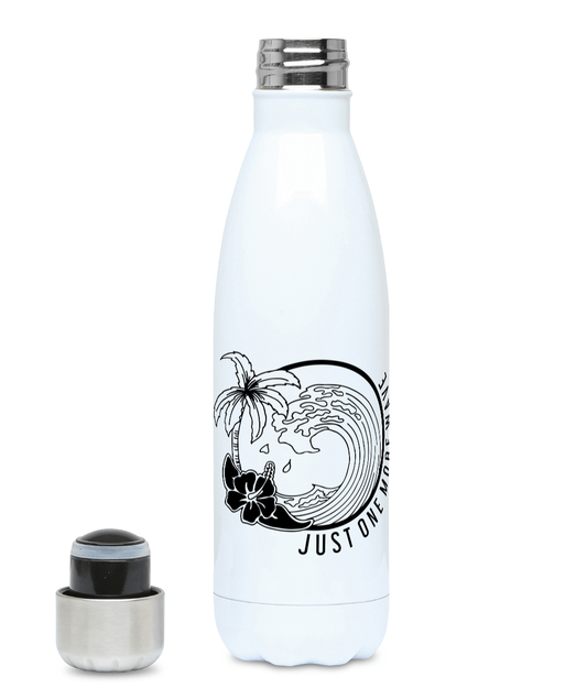 Just One More Wave - Plastic Free 500ml Water Bottle Pen and Ink Studios