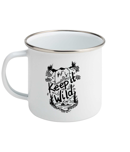 Keep It Wild - Enamel Mug Pen and Ink Studios