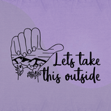Adventure Queens Let's Take This Outside unisex zoodie with pocket size design